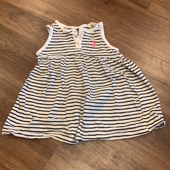 U.S. Polo Assn.- 2pcs Girls Dress and Pink Cardigan- 2T - Picture 2 of 8